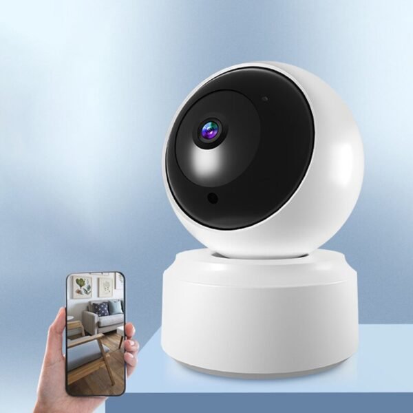 2K Wifi 360 Home Security Camera Wireless Indoor PTZ Camera with Motion Detect Sound Detect 2-way Audio Color Night Vision IP Camera