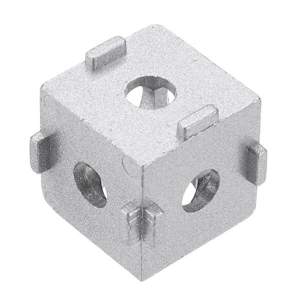 Machifit 2/3 Hole Aluminum Angle Connector Junction Corner Bracket 2020/3030/4040 Series Aluminum Extrusion CNC Parts